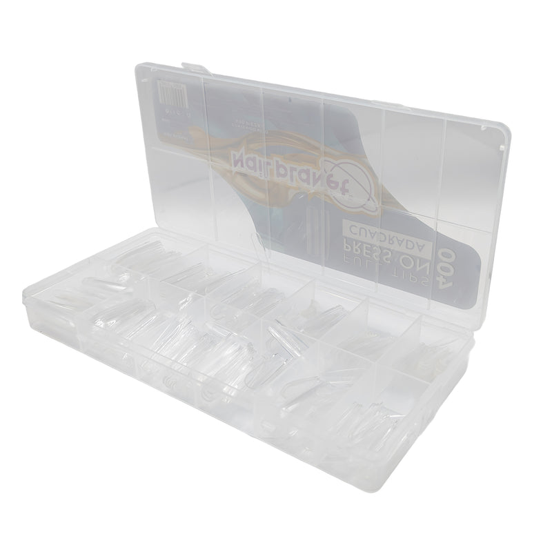 NAIL PLANET Full Tip Press on Cuadrada 400 pz