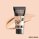 BASE DE MAQUILLAJE Y CORRECTOR DOUBLE TROUBLE