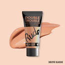 BASE DE MAQUILLAJE Y CORRECTOR DOUBLE TROUBLE