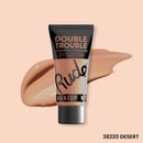 BASE DE MAQUILLAJE Y CORRECTOR DOUBLE TROUBLE