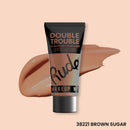BASE DE MAQUILLAJE Y CORRECTOR DOUBLE TROUBLE