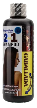 Shampoo 2 EN 1  Minoxidil + Caballada 950 ml