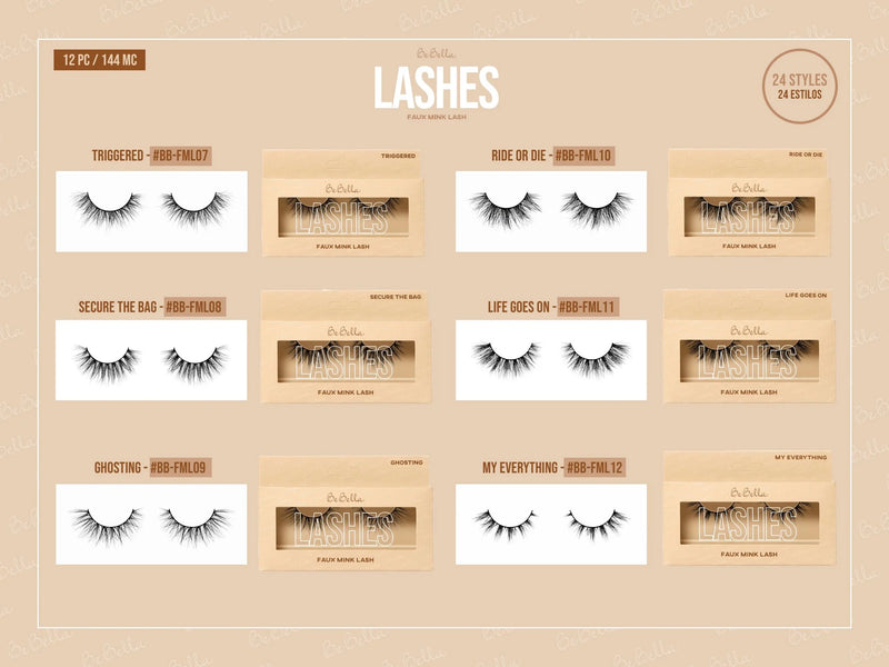 Pestañas FAUX MIN BeBella