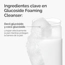 limpiador facial espumoso con glucósido