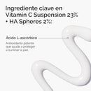 Suspensión Antiedad y Antioxidante con Vitamina C 23% + Esferas de Ácido Hialurónico 2% 30 ml
