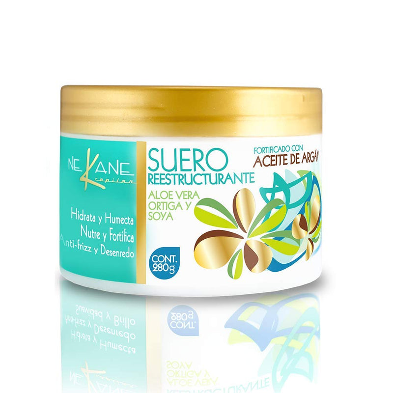 Suero reestructurante aloe, ortiga, soya, Tarro 280 g, Nekane