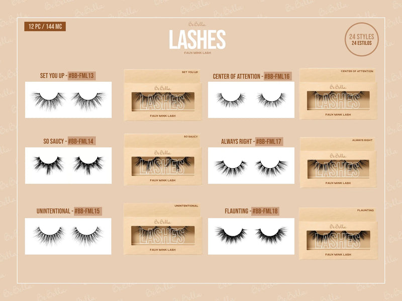 Pestañas FAUX MIN BeBella