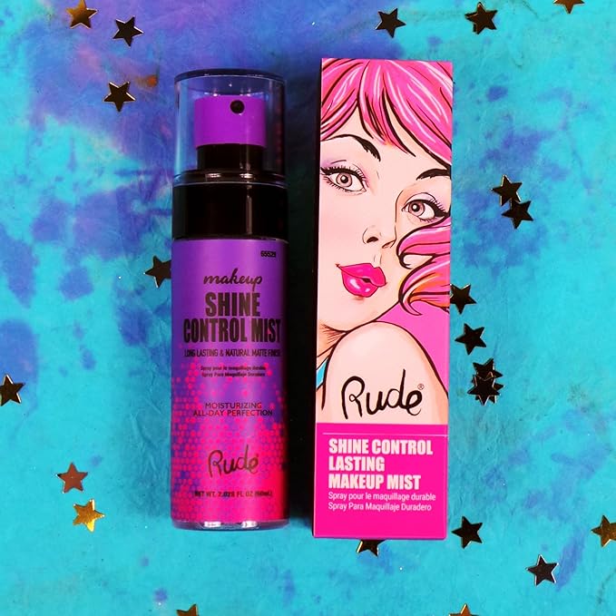 RUDE-SHINE CONTROL LASTING MAKEUP MIST