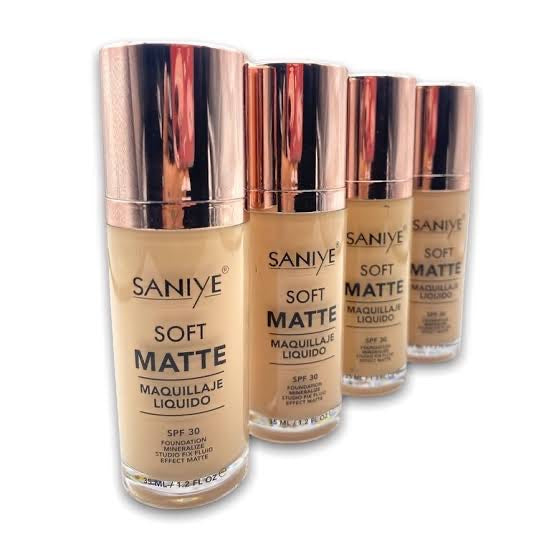 Maquillaje en Líquido SOFT MATTE Saniye