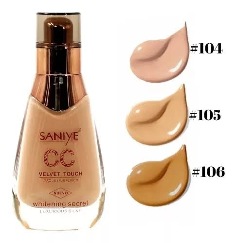 Maquillaje en Líquido CC VELVET TOUCH Saniye