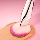 Cosmetiquera Pink Puffer Brushes Set 12 pinceles