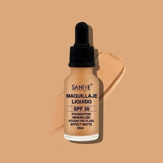 Maquillaje en Líquido SPF 30 Saniye