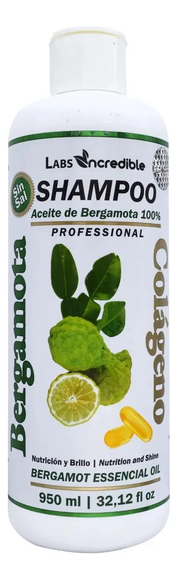 SHAMPOO BERGAMOTA Y COLAGENO 950 - LABS INCREIBLE