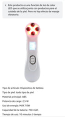 Máquina Belleza Facial Electrico 6 Modo Cara Anti Arrugas acné cicatrices con USB Carga Portátil Reafirmante Facial Piel Rejuvenecimiento masaje Belleza dispositivo