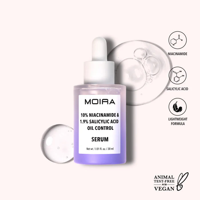 MOIRA-10% NIACINAMIDE 1.9% SALICYLIC ACID OIL CONTROL SERUM