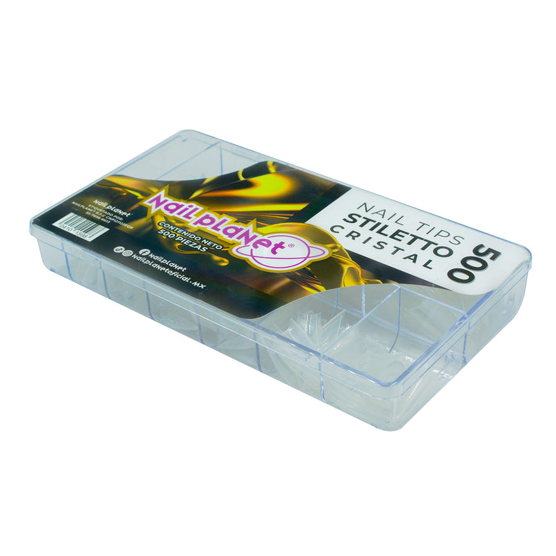 TIP STILETO CRISTAL 500-NAIL PLANET