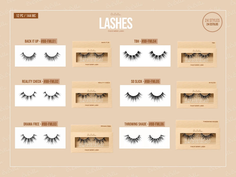 Pestañas FAUX MIN BeBella