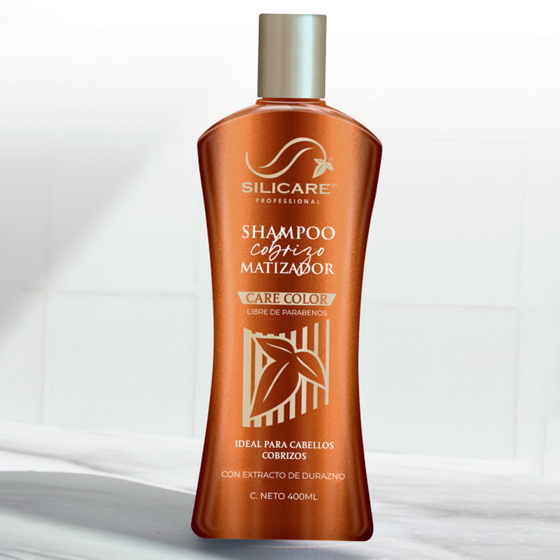Shampoo matizador cobrizo, Silicare