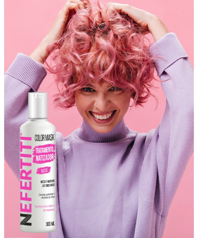 NEFERTITI-COLOR MASK ROSE