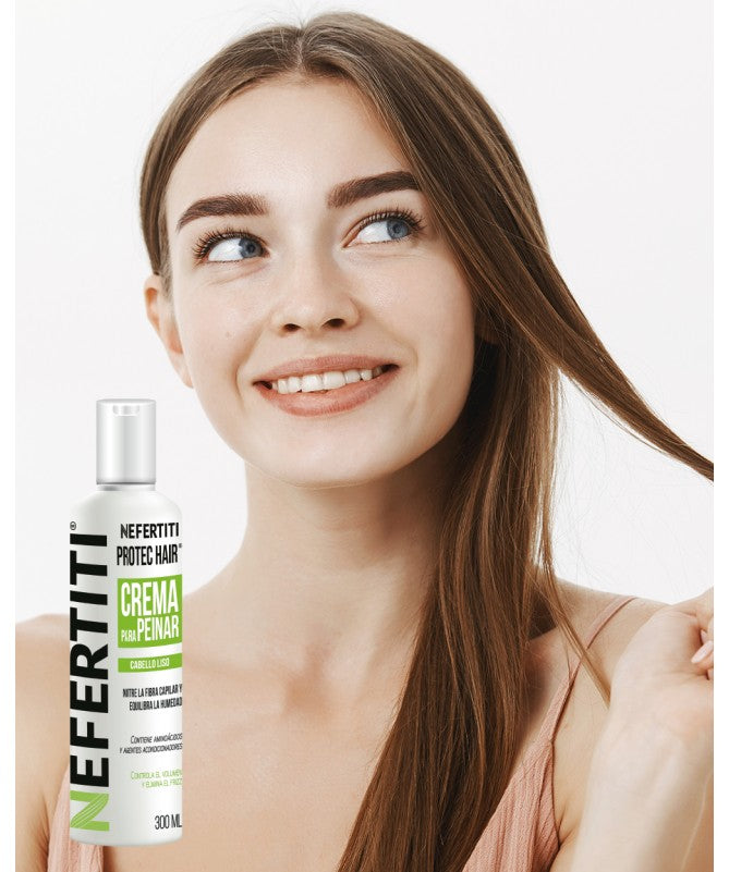 NEFERTITI-CREMA PARA PEINAR CABELLO LISO