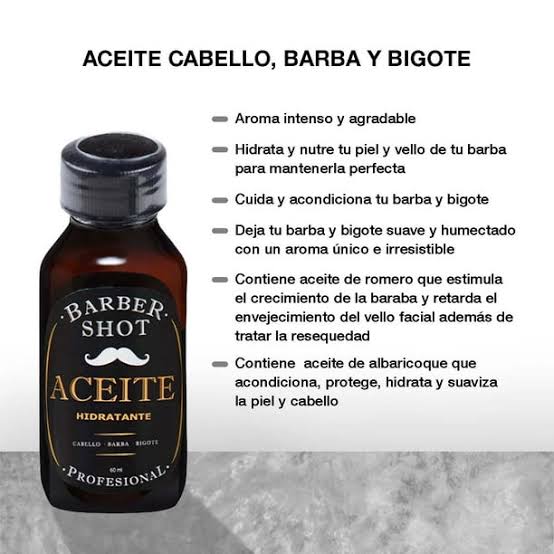 SHOT ACEITE HIDRATANTE BARBER SHOT