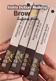 brow fix sculping blade - ITALIA DELUXE CAJA CON 12