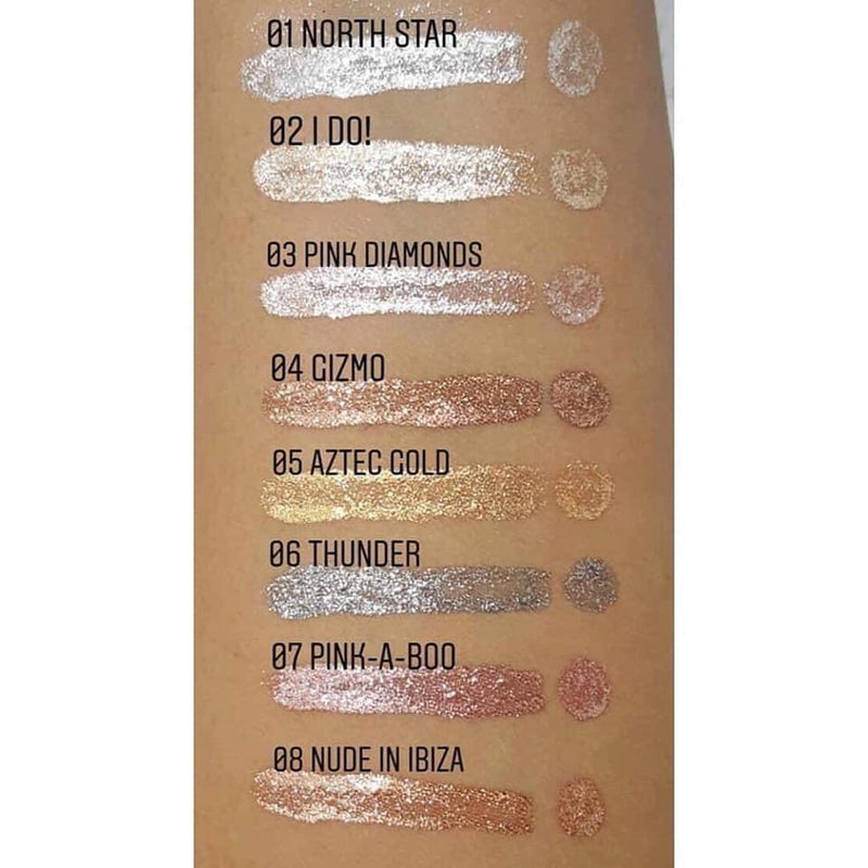 ITALIA MISS METAL GLITTER SERIE DE 8 PZS