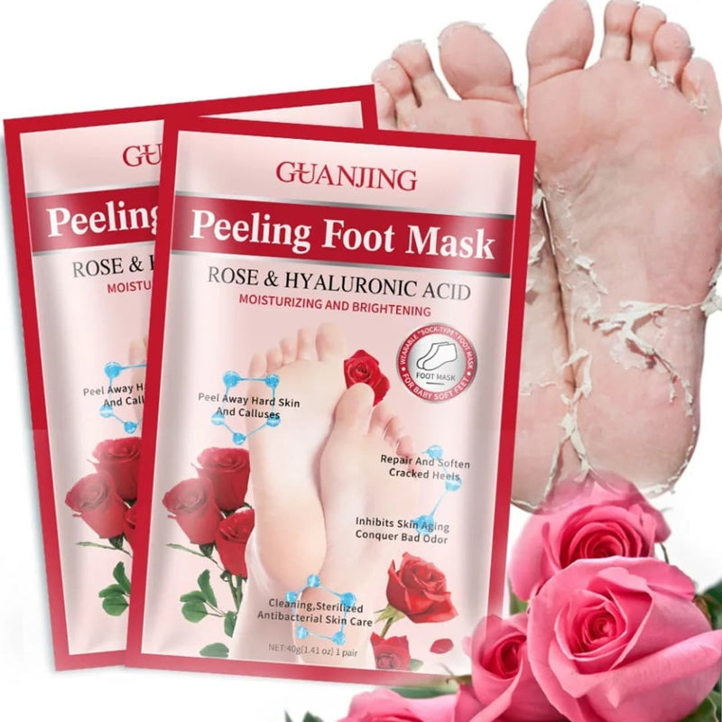 MASCARILLA PARA PIES ROSA Y ACIDO HIALURONICO