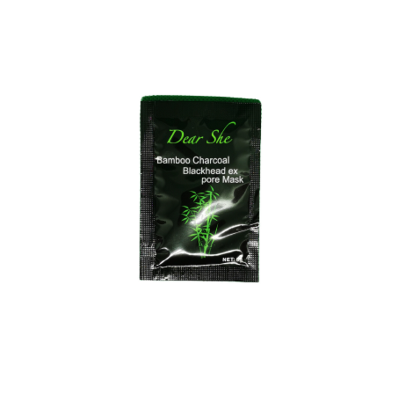 Mascarilla Negra Removedora de Puntos Negros con Carbón de Bambú