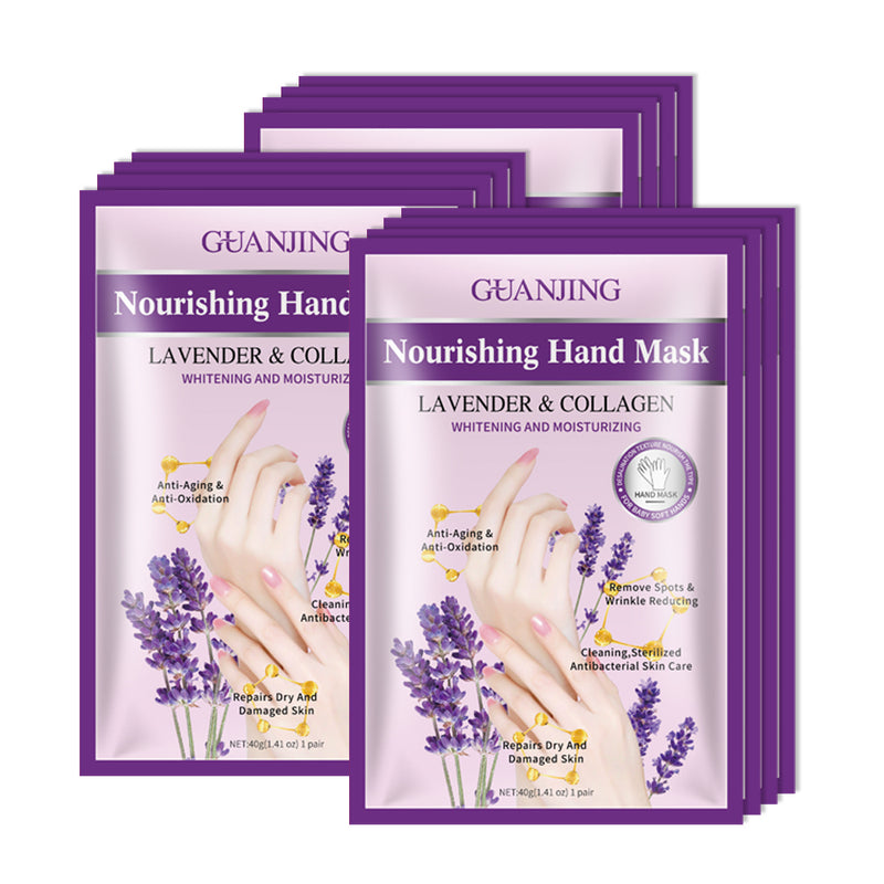 Mascarilla para Manos Lavanda y Colágeno