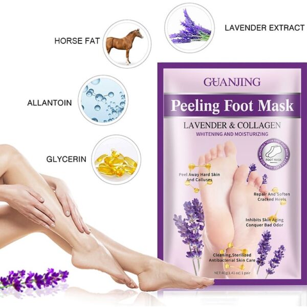 Mascarilla para Pies Lavanda y Colágeno