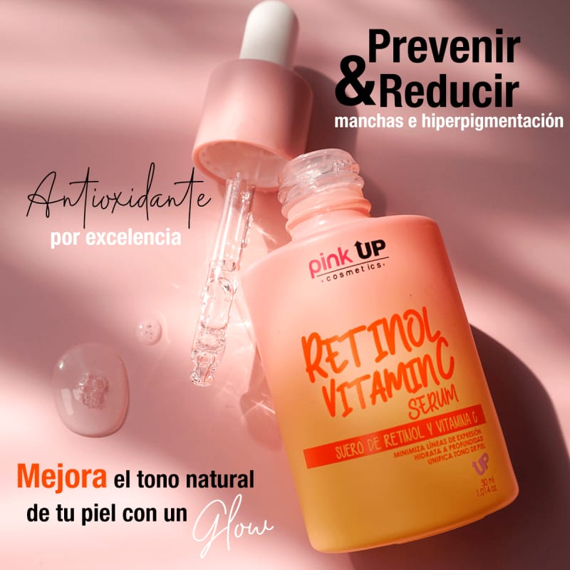 PINK UP Serum Retinol y Vitamina C