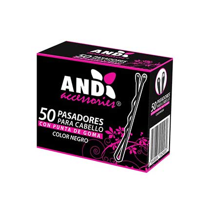 Pasador AND Accessories Negro 50 piezas